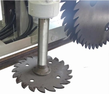 Brick Quarry Cutting Machine with Vertical & Horizontal Saw Bladdes for Limestones Hualong Machinery Hkss-1400